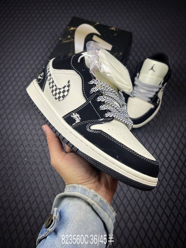 C 公司级Nike Air Jordan 1 Low Aj1乔1低帮休闲板鞋 同步官方配色 市场唯一独家头层皮打造 原鞋原档案开发 原厂皮料 原档冲孔鞋头 正确