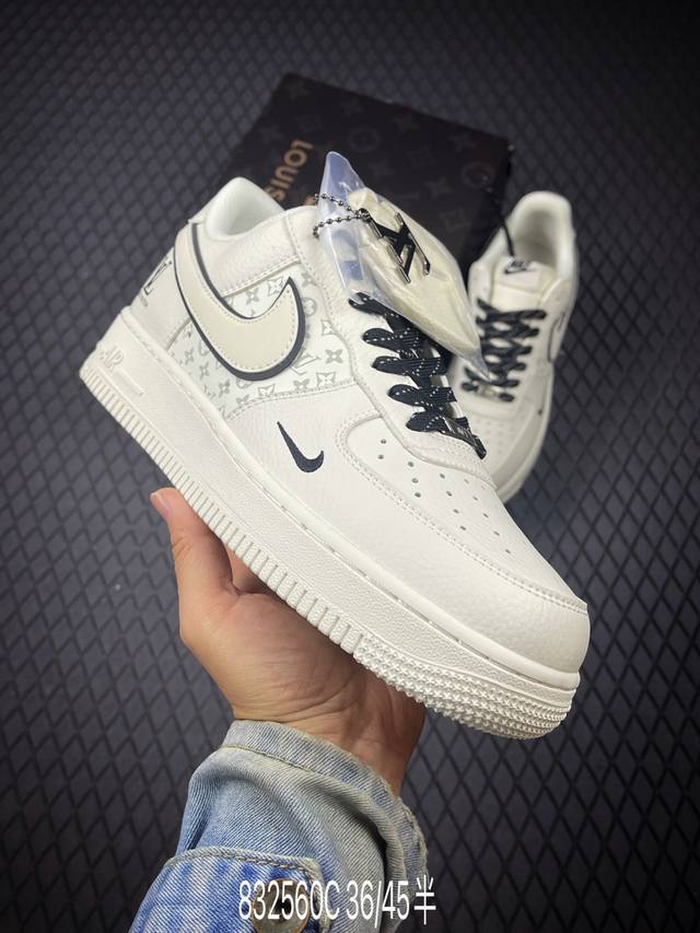 C 公司级Nike Air Force 1‘07 Wb 原楦头原纸板 打造纯正低帮空军版型 专注外贸渠道 全掌内置蜂窝气垫 原盒配件 原厂中底钢印、拉帮完美 货