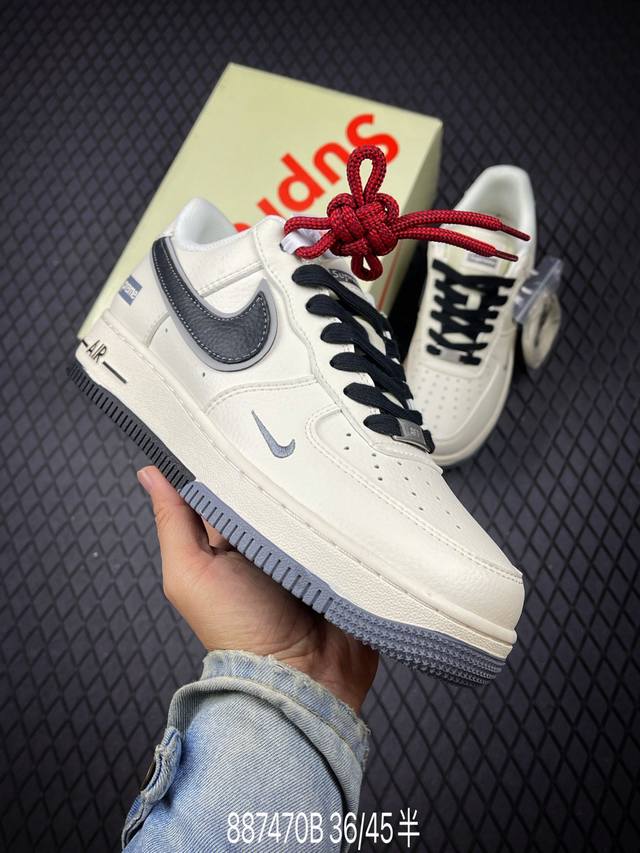 B 公司级Nike Air Force 1‘07 Lv8 原楦头原纸板 打造纯正低帮空军版型 专注外贸渠道 全掌内置蜂窝气垫 原盒配件 原厂中底钢印、拉帮完美
