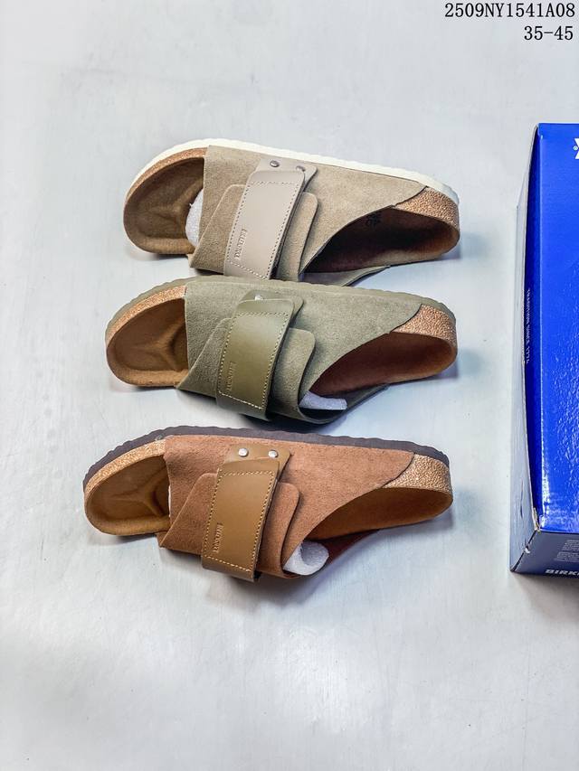 真标Birkenstock勃肯半拖凉鞋系列 克罗心双扣金属扣设计 双杠绑带夏季凉鞋 尺码:35-45 编码：09Ny154 8