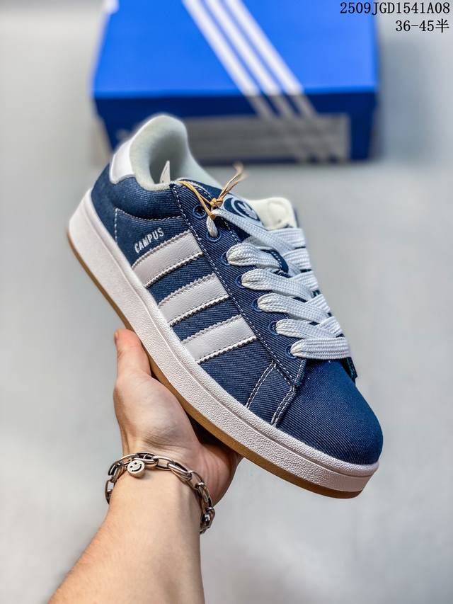 公司级Adidas Originals Campus 00S 学院系列 面包风经典复古低帮百搭休闲运动板鞋 货号:Jl3163 尺码:36 36.5 37 38
