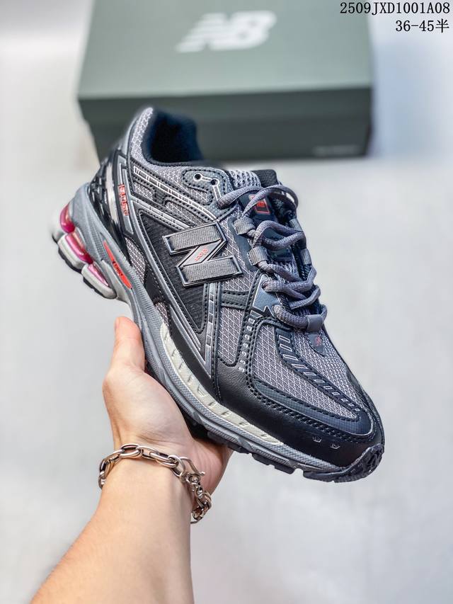 K M版本 New Balance 6系列复古老爹风休闲运动慢跑鞋 M 6Rcu #采用轻质牛剖革拼接透气网眼衬垫织物鞋面材质 T-Beam大底提供足步弓支撑，