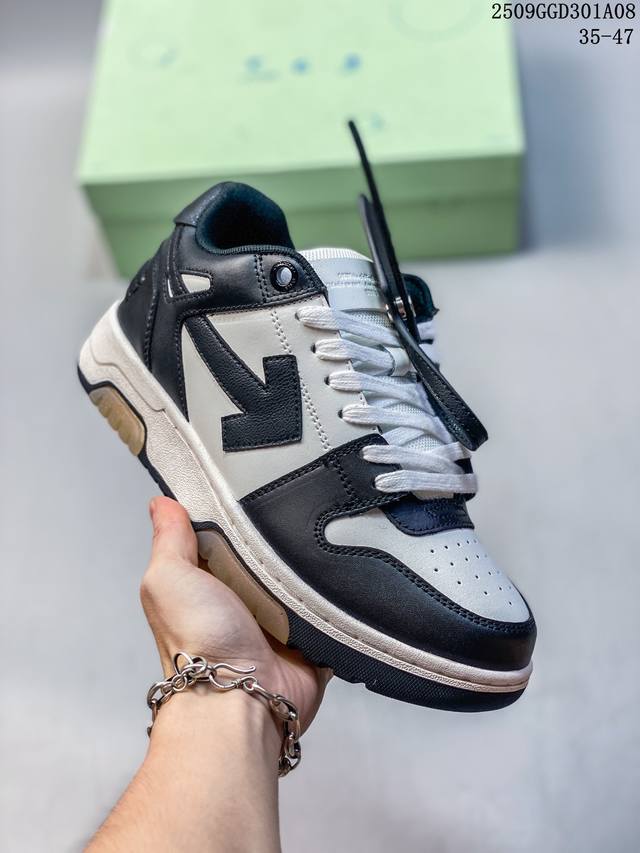 Off-White C O Virgil Abloh 杨幂同款Out Of Office Low-Top Leather Ow联名 箭头Off-White 重磅