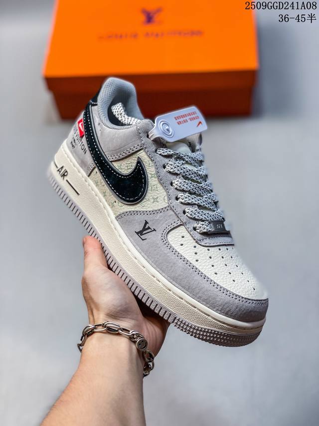 公司级带半码 海外限量发售！公司级Nike Air Force 1 '07 Low 空军一号 低帮 运动鞋 休闲鞋 折边针车 工艺难度大 原楦头原纸板 原装鞋盒