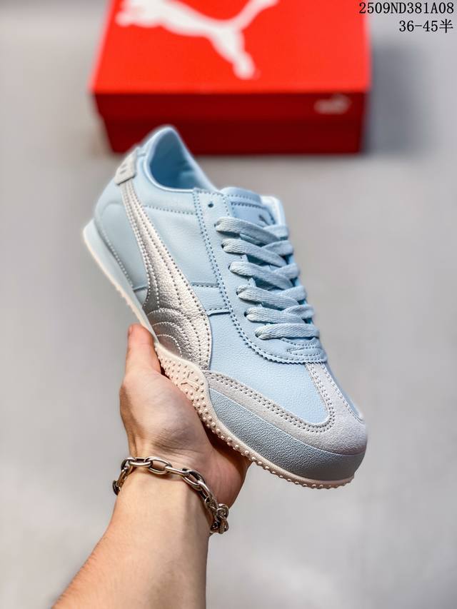 公司级puma Bella Ut 彪马 徐梦洁同款舒适男女低帮生活休闲德训薄底鞋 货号:405259-01 尺码:如图 编码：09Nd38 8