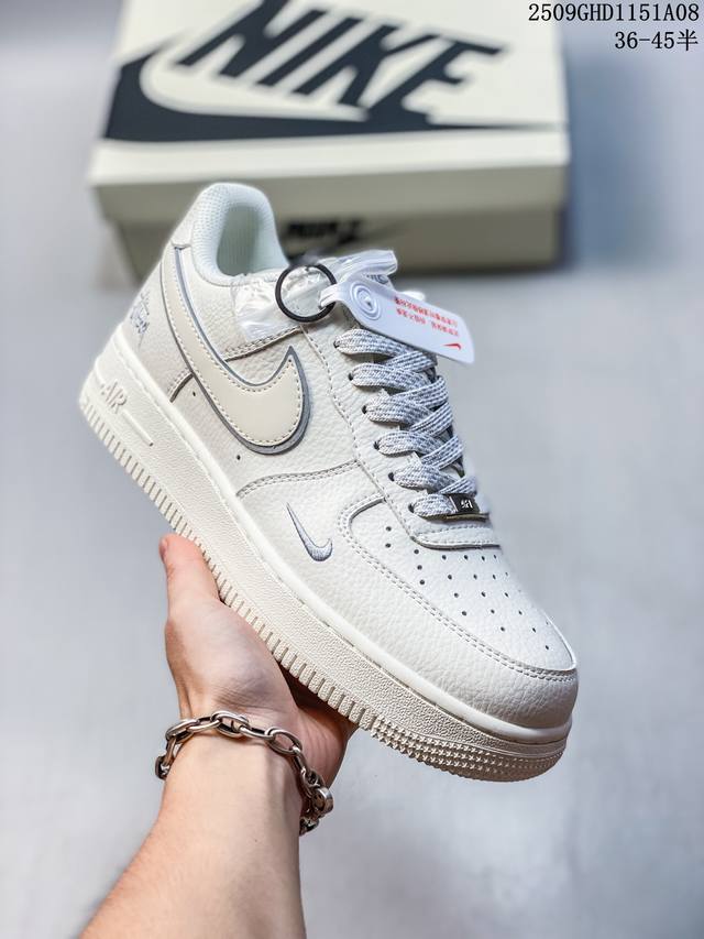 公司级带半码 海外限量发售！公司级Nike Air Force 1 '07 Low 空军一号 低帮 运动鞋 休闲鞋 折边针车 工艺难度大 原楦头原纸板 原装鞋盒