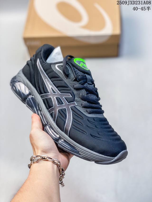 公司级Asics Gel-Quantum 360 Viii 亚瑟士 量子系列硅胶回弹休闲运动跑步鞋 原数据开发全掌 硅胶缓震中底 采用透气网布拼接皮革鞋面 货号