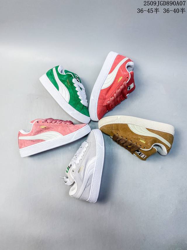 puma彪马 Suede Xl 舒适百搭时尚 薄底 低帮 板鞋 男女同款 尺码：如图 编码：09Jgd890A07