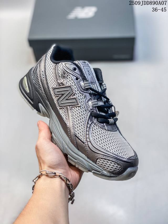 New Balance Nb25新款黑银男鞋女鞋复古老爹鞋休闲跑步鞋U740Bsm 尺码：如图 编码：09Jdd890A07