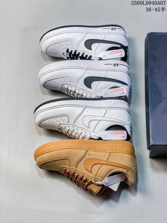 公司级带半码 海外限量发售！公司级Nike Air Force 1 '07 Low 空军一号 低帮 运动鞋 休闲鞋 折边针车 工艺难度大 原楦头原纸板 原装鞋盒