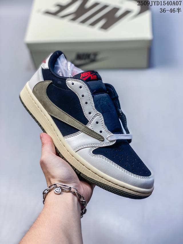 特价 耐克 Nike Air Jordan 1 Low Og Sp Military Blue Aj1乔1 倒勾 低帮篮球鞋 Aj1 乔丹1代 Aj1 乔1 反