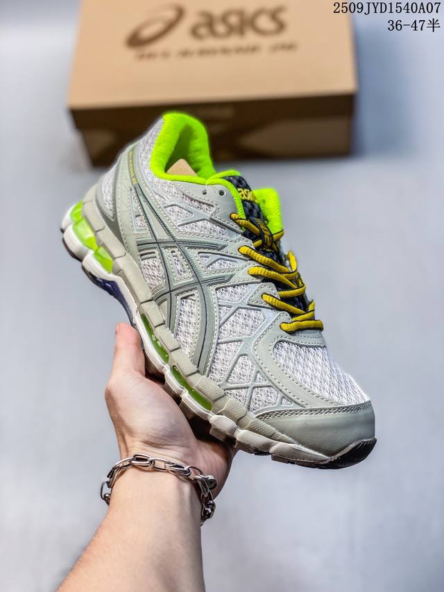 Asics Gel-Kayano 20 亚瑟士运动休闲透气专业跑鞋 采用工程弹性双层再生针织密度鞋面材质 后跟3D可视Gel缓震乳胶物料 升级Ff Blast