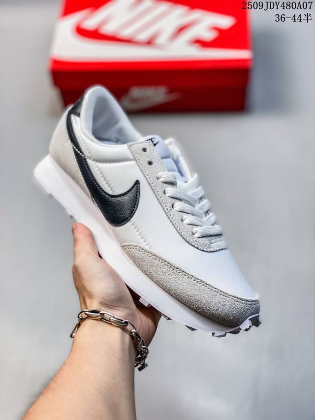 公司级耐克Nike Daybreak Sp 破晓系列华夫复古休闲运动慢跑鞋升级原楦原纸版开发数据#正确原厂长绒翻毛皮材质#水洗做旧效果 货号:Ck235 12