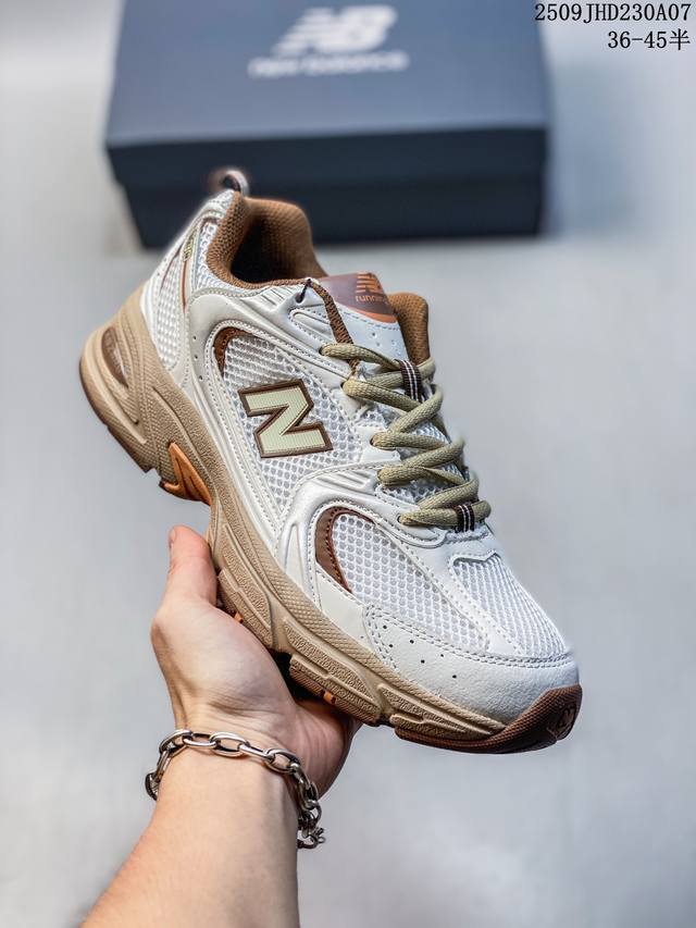 公司级New Balance Mr530系列复古老爹风网布跑步休闲运动鞋 货号:Mr530Ni 尺码:36 37 37.5 38 38.5 39.5 40 40