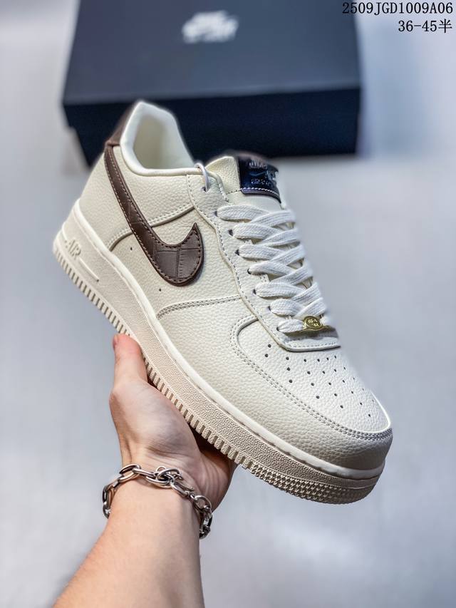 公司级带半码 海外限量发售！公司级Nike Air Force 1 '07 Low 空军一号 低帮 运动鞋 休闲鞋 折边针车 工艺难度大 原楦头原纸板 原装鞋盒