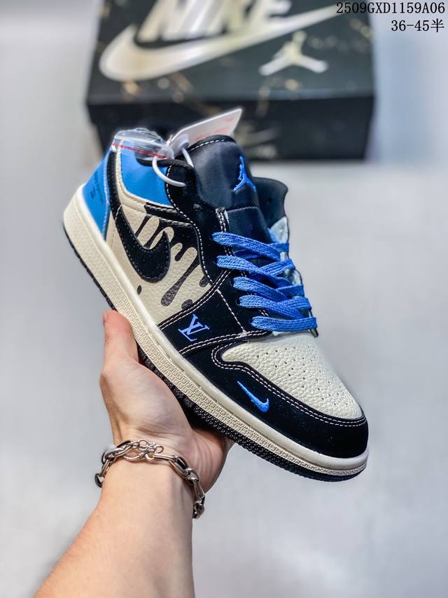 海外爆款限量发售！公司级 Travis Scott X Fragment Design X Jordan Air Jordan 1 Low Og Sp “斯图西