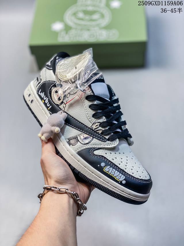 海外爆款限量发售！Travis Scott X Fragment Design X Jordan Air Jordan 1 Low Og Sp “斯图西联名 黑