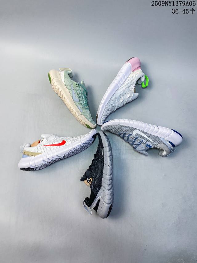 真标Nike Free Rn 5.0 Next Nature 5.0赤足环保系列针织轻便透气袜套式休闲运动慢跑鞋 货号:Cz1884-002 尺码:36 36.