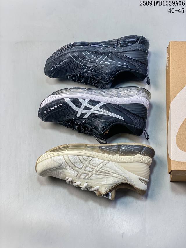 公司级Asics Gel-Quantum 360 Viii 亚瑟士 量子系列硅胶回弹休闲运动跑步鞋 原数据开发全掌 硅胶缓震中底 采用透气网布拼接皮革鞋面 货号