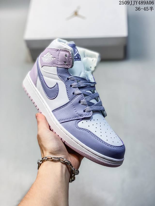 乔丹Air Jordan 1 Low Aj1 乔1中帮复古文化休闲运动篮球鞋 910165Asewu半 36-45 09Jjy489A06