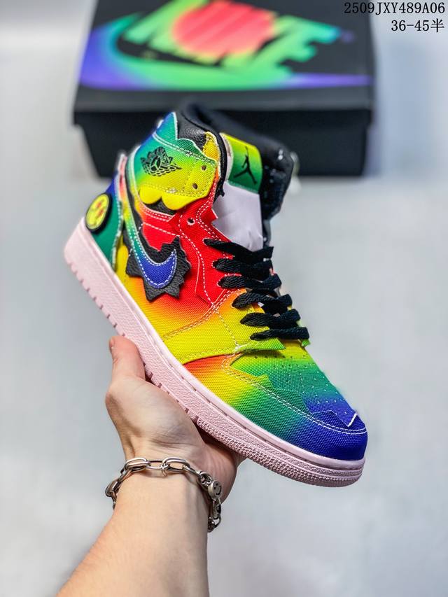 乔丹Air Jordan 1 Low Aj1 乔1高帮复古文化休闲运动篮球鞋 910465Asewu半 36-45 09Jxy489A06