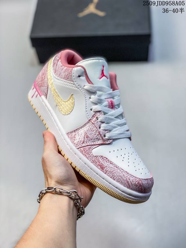 真标带半码 耐克Nike Air Jordan 1 Mid“ Aj1 乔1代 乔丹一代低帮经典复古文化休闲运动篮球鞋 尺码：如图 编码：09Jdd958A05