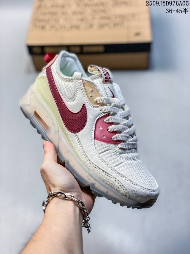 Nike耐克男款Air Max 90 Fuel Orange 防滑耐磨跑步鞋Dh2973- 尺码：36-45半 编码：09Jyd0976A05