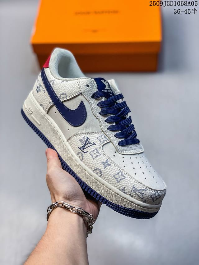 公司级带半码 海外限量发售！公司级Nike Air Force 1 '07 Low 空军一号 低帮 运动鞋 休闲鞋 折边针车 工艺难度大 原楦头原纸板 原装鞋盒