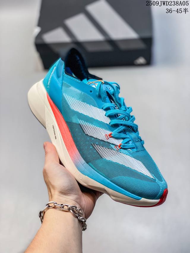 Adidas阿迪达斯Adidas Adizero Adios pro 3 M 耐磨减震专业跑步鞋 910650Asrry半 36-45 09Jwd238A05