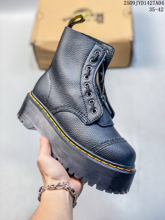 Dr.Martens 马汀博士 马丁靴 1460 经典款8孔系列 软面 哑光面 黑色荔枝皮 男女款全码开售 某物同香港代购 同一批次订单 公司规格 原材生产 原