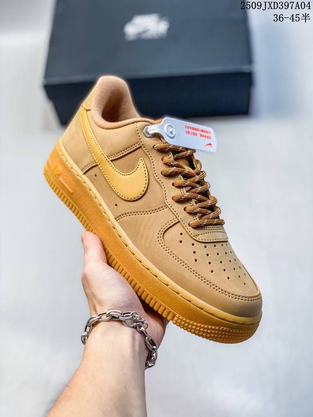 公司级带半码 海外限量发售！公司级Nike Air Force 1 '07 Low 空军一号 低帮 运动鞋 休闲鞋 折边针车 工艺难度大 原楦头原纸板 原装鞋盒