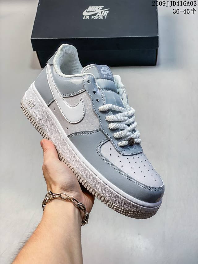 公司级带半码 海外限量发售！公司级Nike Air Force 1 '07 Low 空军一号 低帮 运动鞋 休闲鞋 折边针车 工艺难度大 原楦头原纸板 原装鞋盒
