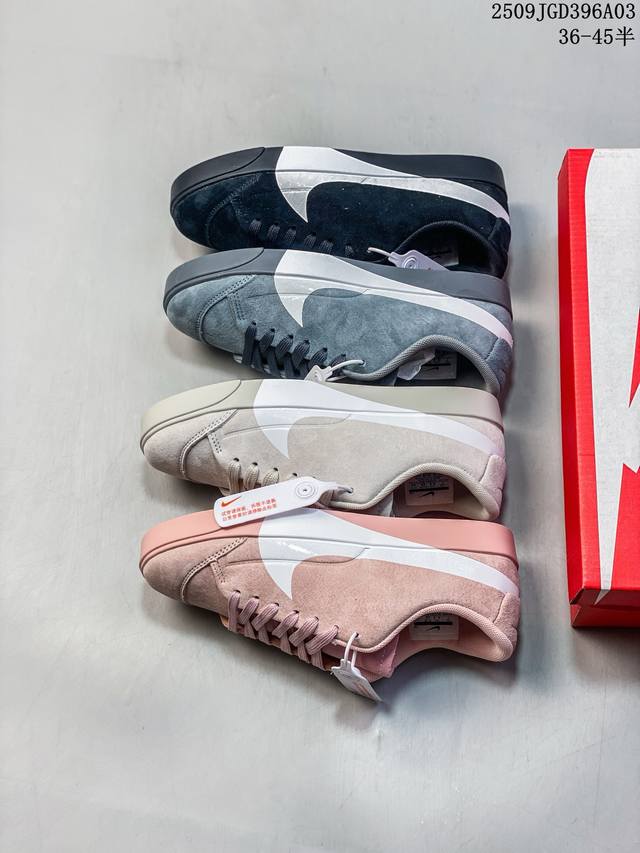 Nike Blazer City Low耐克女鞋冬季黑白大钩子男鞋休闲板鞋Av2253 尺码：36-45半 编码：09Jgd396A03