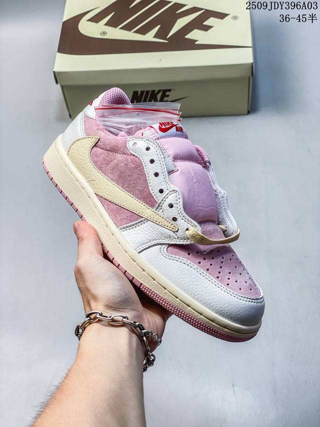 真标带半码！ 乔丹Air Jordan 1 Low Aj1 Wh 乔1 联名 倒钩 低帮复古文化休闲运动篮球鞋。凭借出色的性能和吸睛的外观， Air Jorda