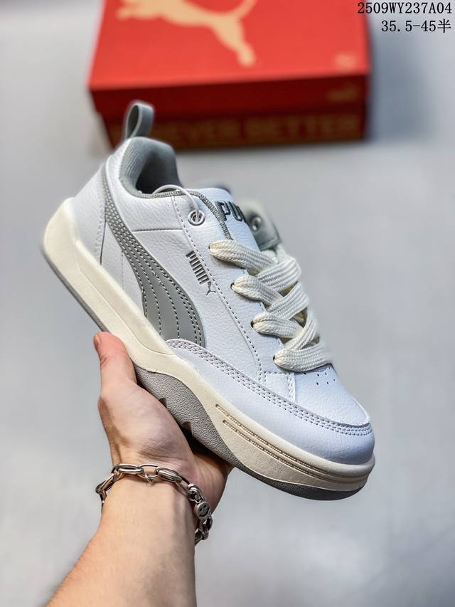 真标puma park Lifestyle Og 彪马 低帮 蕾哈娜联名面包鞋 复古休闲板鞋 货号:401857-01 尺码:35.5 36 37 37.5 3