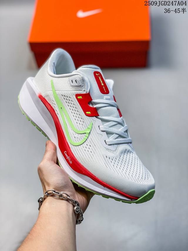 耐克 Nike Zoom Quest 6代登月跑鞋登月针眼网纱透气缓震疾速跑鞋 910240Aseeu半 36-45 09Jgd247A04