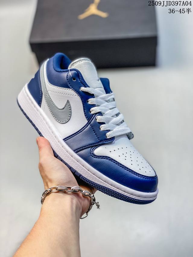 乔丹Air Jordan 1 Low Aj1 乔1低帮复古文化休闲运动篮球鞋 910240Asoit半 36-46 09Jjd397A04