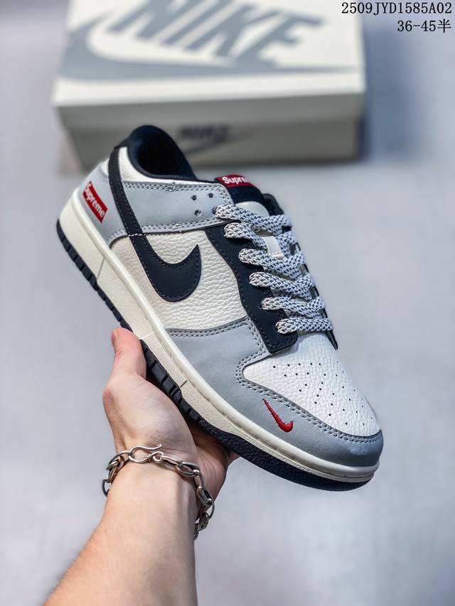 公司级带半码 耐克 Nike Sb Dunk Low pro 男女款运动鞋复古板鞋。采用柔软织物鞋面，经久耐穿，塑就如元年款 Dunk 般的复古质感。鞋头透气孔