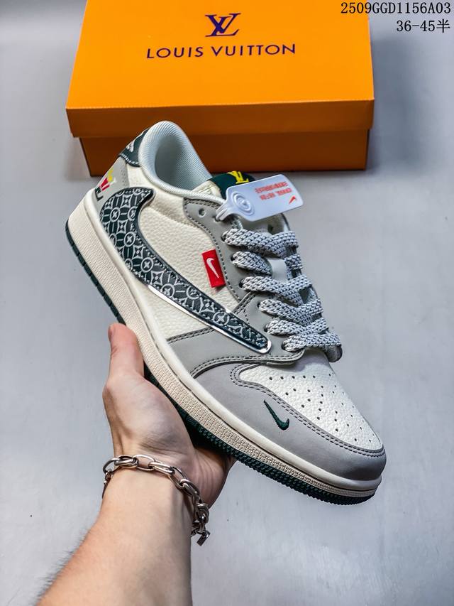 海外爆款限量发售！公司级 Travis Scott X Fragment Design X Jordan Air Jordan 1 Low Og Sp “Sup