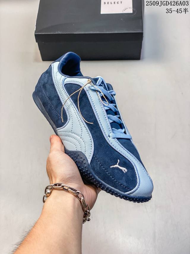 公司级puma Bella V2 Leather彪马 舒适 低帮生活休闲德训薄底鞋 货号:404043-04 尺码:如图 编码：09Jgd426A03