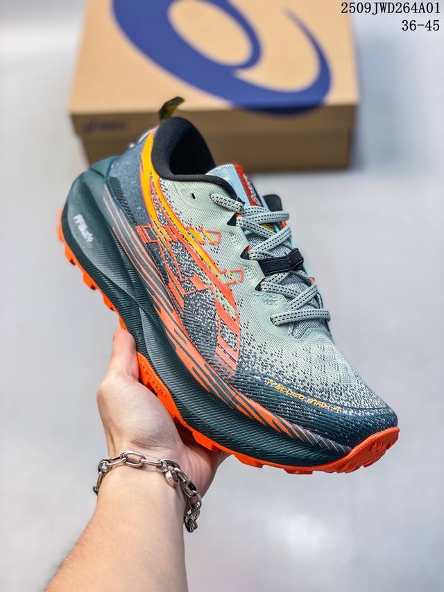 Asics 亚瑟士Trabuco Max 4男子运动网面透气越野跑步鞋1011B976 尺码：如图 编码：09Jwd264A01