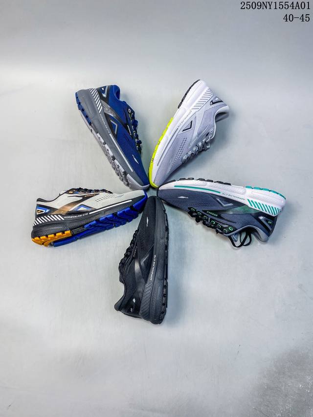 Brooks布鲁克斯Adrenaline Gts 追岚23女支撑缓震慢跑鞋透气轻便 尺码：如图 编码：09Jyd1554A01