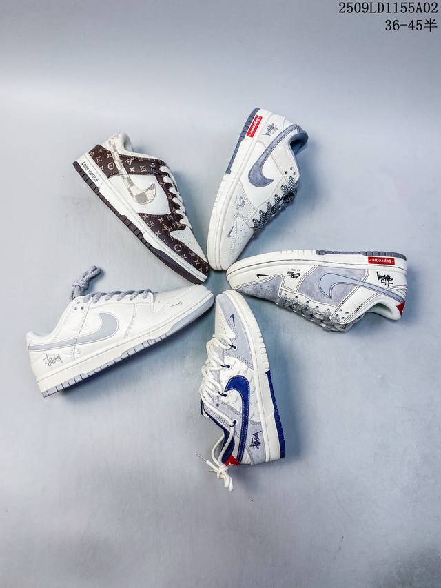 Nike Sb Dunk Low X Bape 白灰小钩 公司级出品 极力推荐 原装头层材料 独家版型蒸餾加工 帶來的是更好的视觉和脚感体验 大厂纯原品质出货