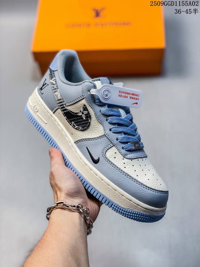 公司级带半码 海外限量发售！公司级Nike Air Force 1 '07 Low 空军一号 低帮 运动鞋 休闲鞋 折边针车 工艺难度大 原楦头原纸板 原装鞋盒