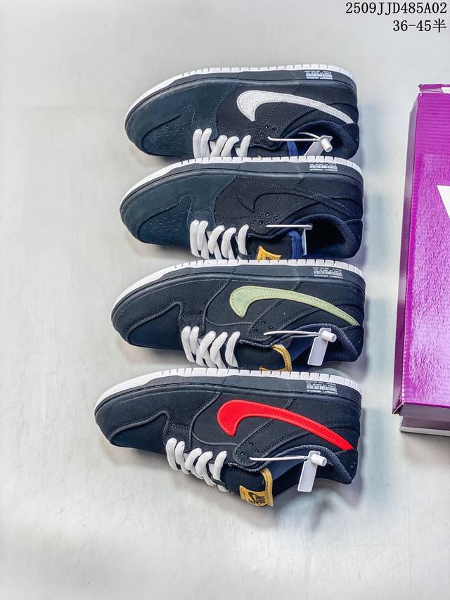公司级带半码 耐克 Nike Sb Dunk Low pro 男女款运动鞋复古板鞋。采用柔软织物鞋面，经久耐穿，塑就如元年款 Dunk 般的复古质感。鞋头透气孔