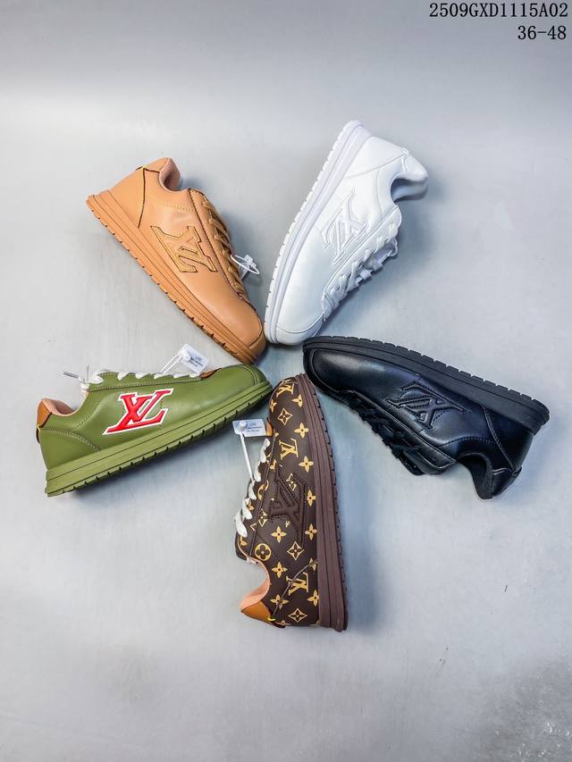 当季新款 Lv Buttersoft 运动鞋 本款 Lv Buttersoft 运动鞋出自路易威登男装创意总监 pharrell Williams 之手，致敬运