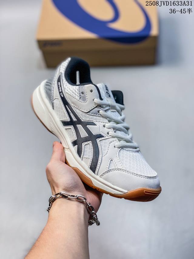 Asics亚瑟士羽毛球鞋Rivre Cf男女舒适缓震运动鞋1073A072-25 尺码：如图 编码：08Jvd1633A31