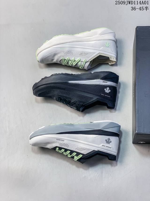 迪桑特Descente Running系列 Dfluid休闲运动 低帮跑步鞋 女款 浅灰色 尺码：如图 编码：09Jwd114A01