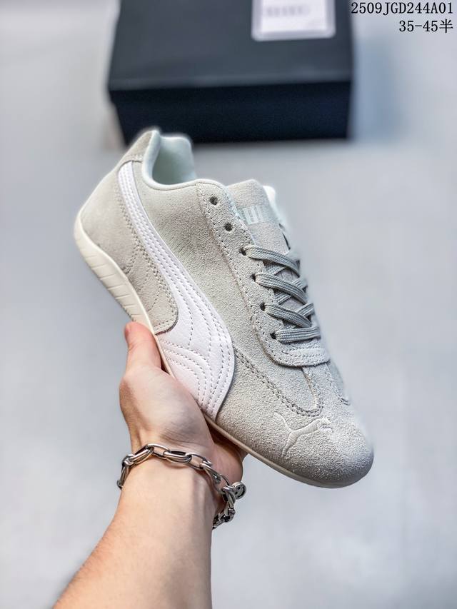 公司级 puma Speedca Og 彪马极速赛车系列低帮德训风拼接复古百搭休闲运动赛车鞋 鞋款从80、90年代赛车手所穿的防火赛车鞋为原型，鞋身线条模仿了赛