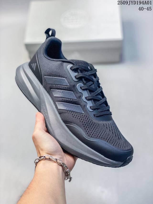Adidas 阿迪达斯 阿迪达斯Adidas Duramo Sl 男子跑鞋时尚老爹运动鞋，选用针织网面鞋面，质轻而柔软，透气吸汗且防臭。鞋侧饰以经典三条纹作装饰